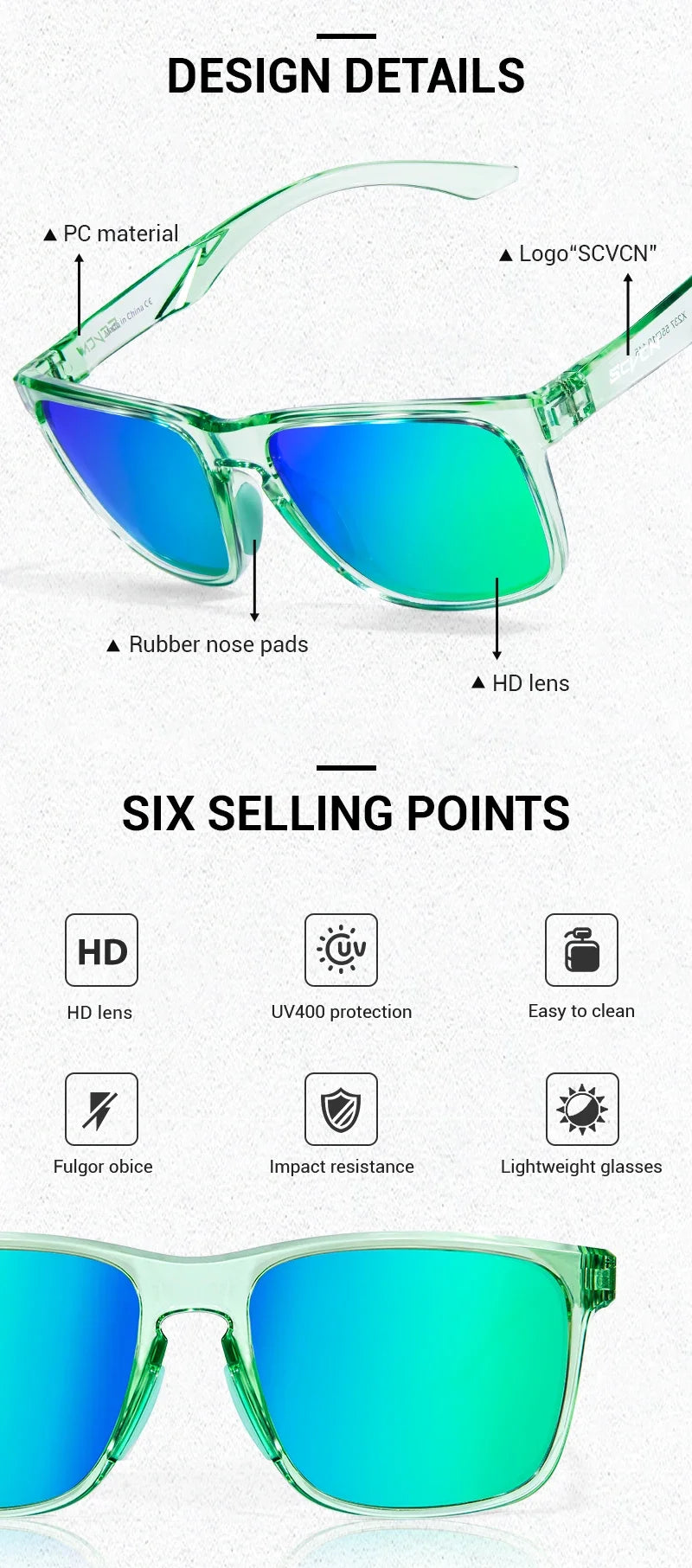 Polarized Sunglasses Baseball Cycling Glasses
