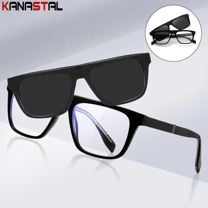 Men Optical Sunglasses TR90 Eyeglasses Frame Eyewear