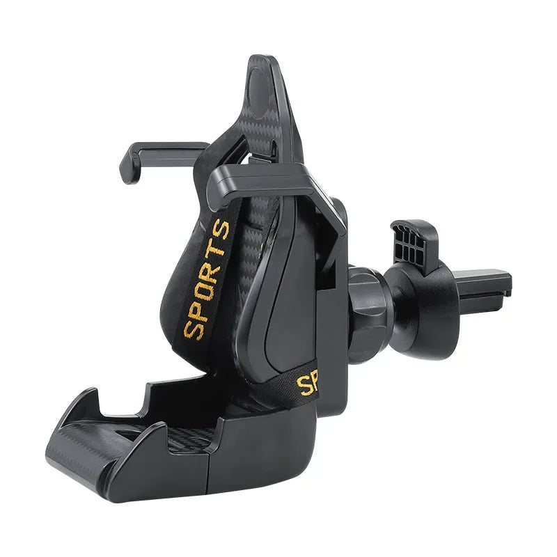 Racing seat design car phone holder Mount stand suction cup
