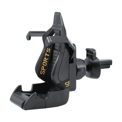 Racing seat design car phone holder Mount stand suction cup