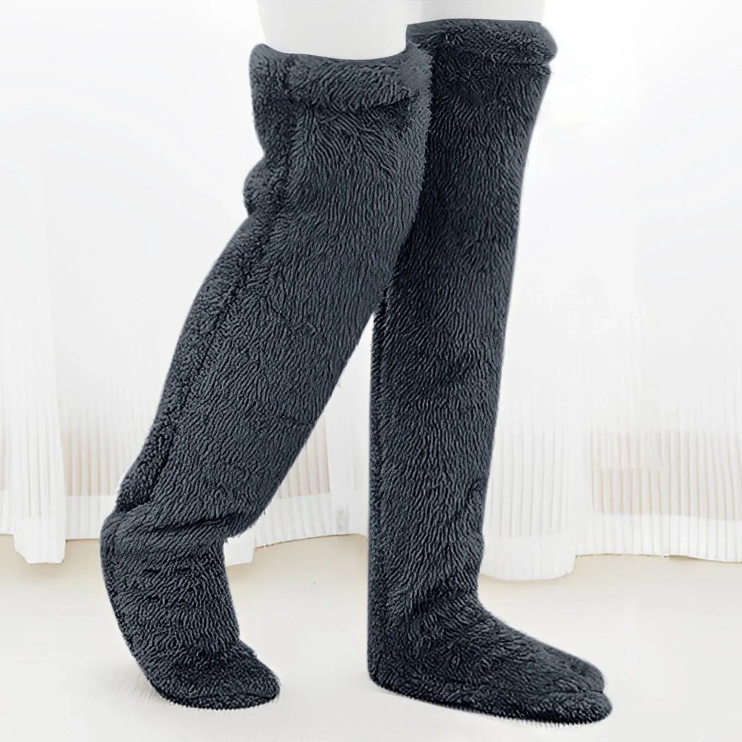 Hot Fluffy Thigh High Socks for Pregnant Women Leggings