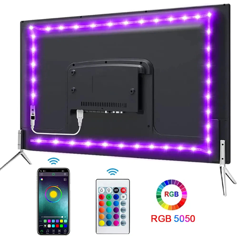 Bluetooth LED Strip Lights Smart SMD 5050 APP Remote Control