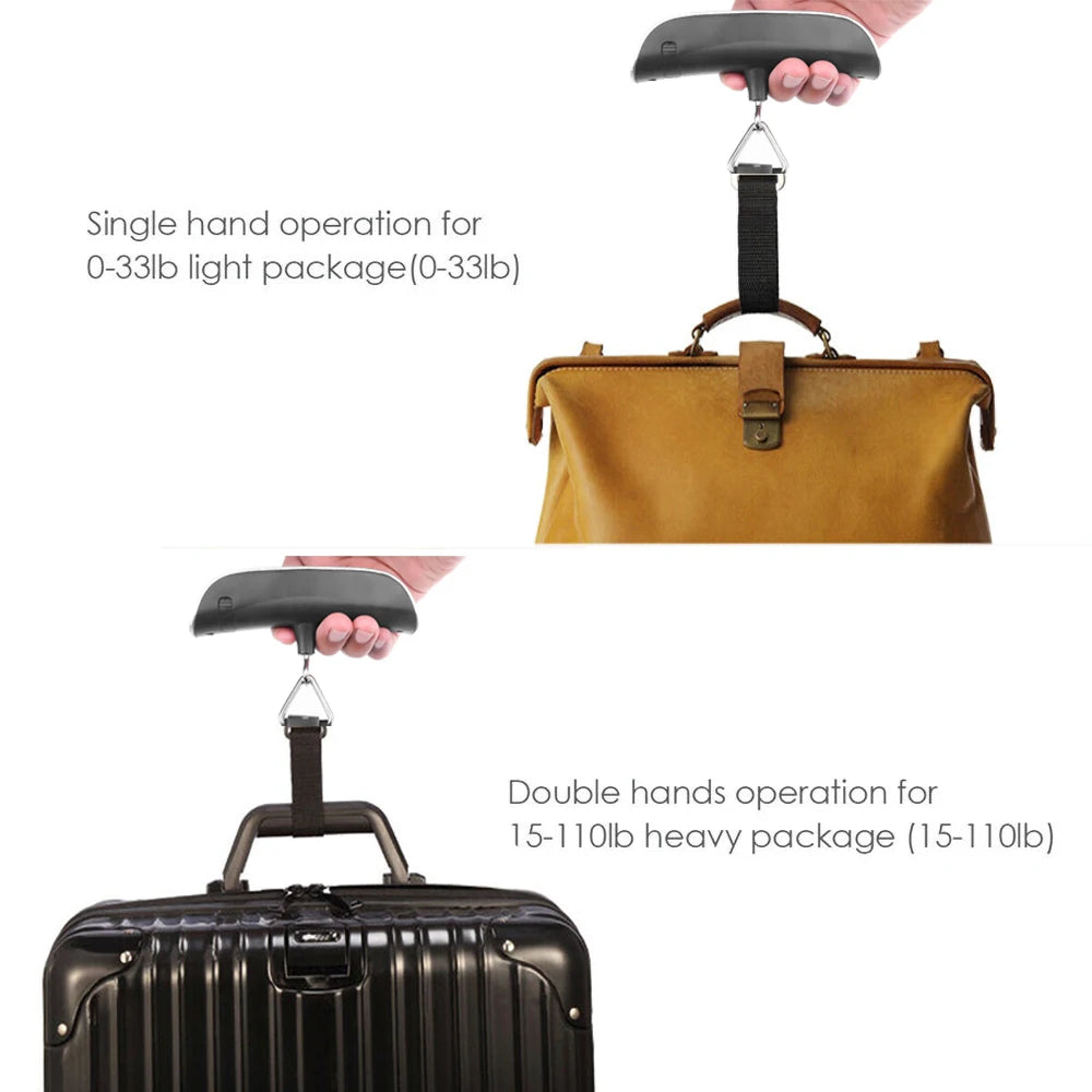 Digital Luggage Scale Hanging Baggage Scale LCD Display