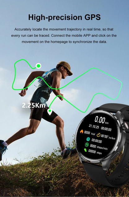 New GPS SmartWatch BluetoothCall IP68 Waterproof Men Women