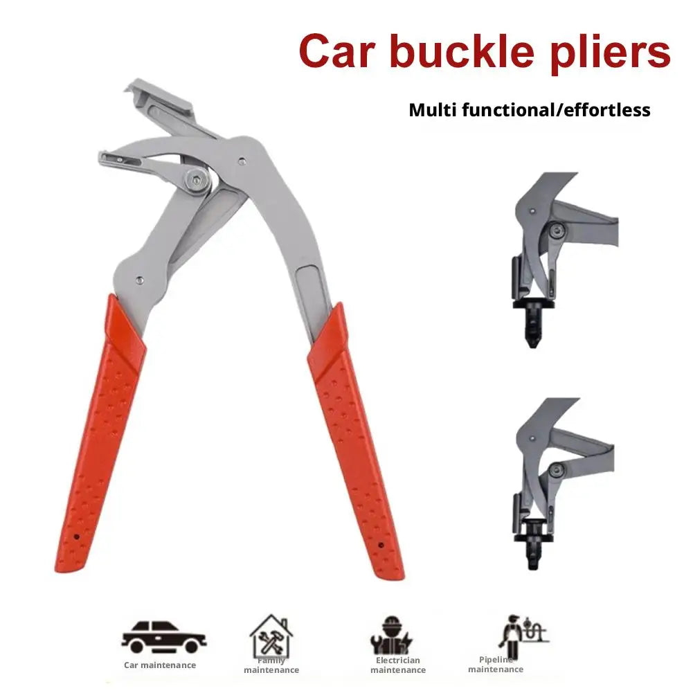 Car Clip Removal Pliers Plastic Rubber Round Nail Fastener Remover