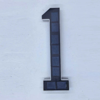 LED Solar House Number Light Waterproof Address Plate