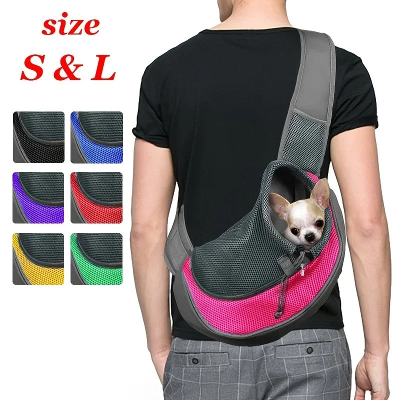 1Pc Dog out backpack,Dog Sling Carrier Breathable