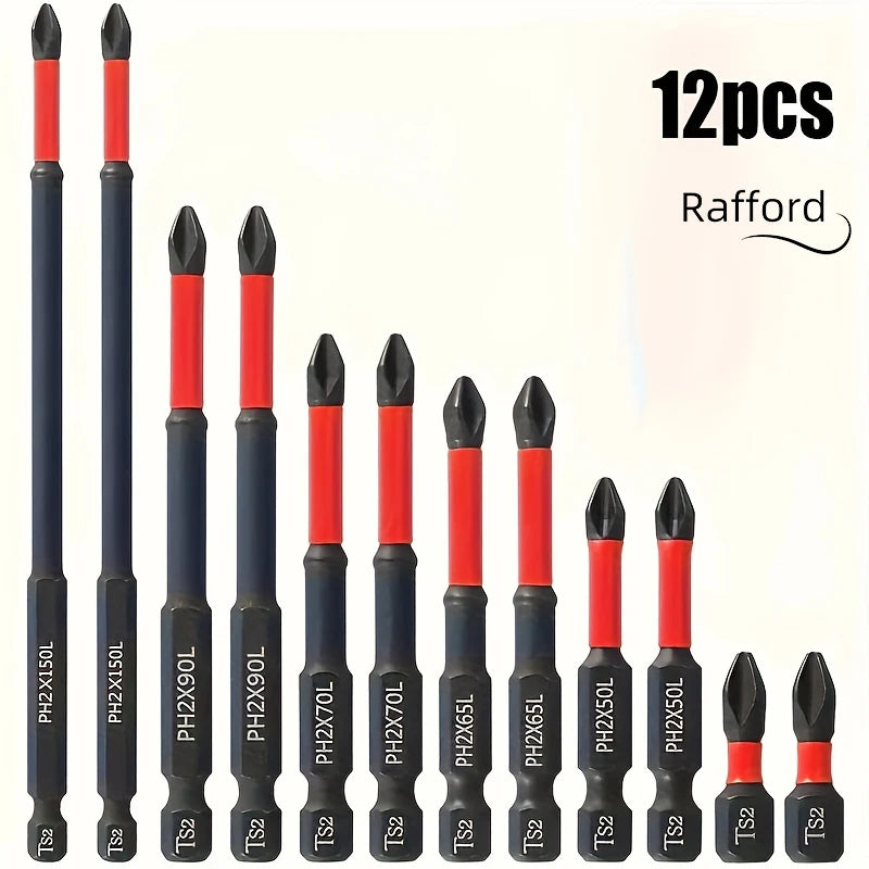 Magnetic Non-Slip Drill Bit Set for Electric and Hand Drivers