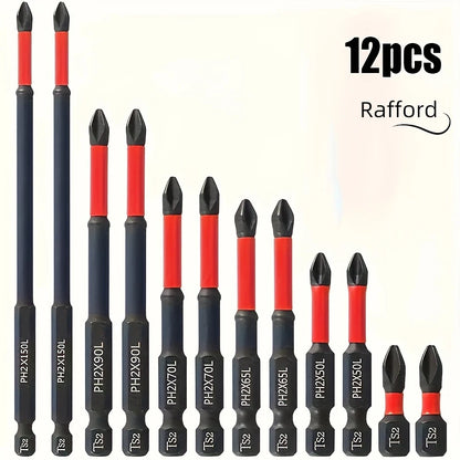 Magnetic Non-Slip Drill Bit Set for Electric and Hand Drivers