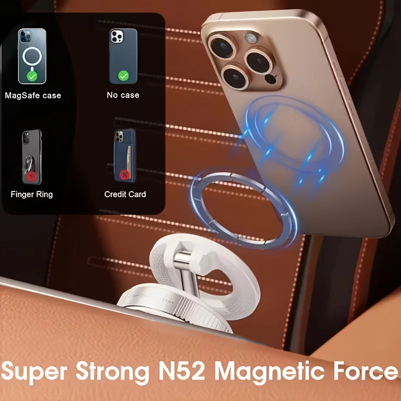 Strong Magnetic Car Phone Holder Foldable Design 360° Adjustable