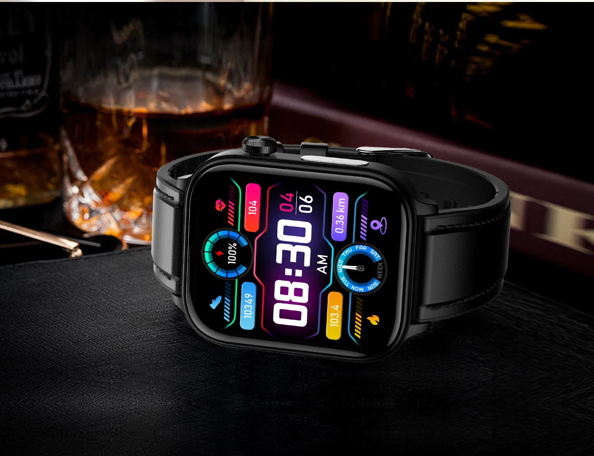 New AI Diagnosis Blood Lipids Body composition Test Smart Watch