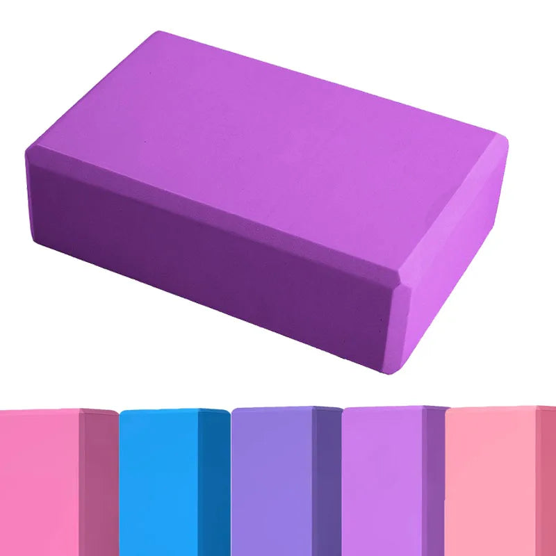 New Yoga Building Blocks Cubes Pilates Bricks Mats