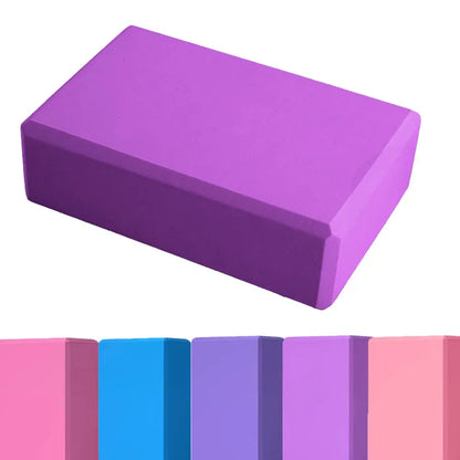 New Yoga Building Blocks Cubes Pilates Bricks Mats