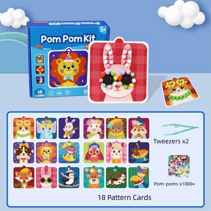 Handmade Material Children's Sticker Book Educational Early Learning