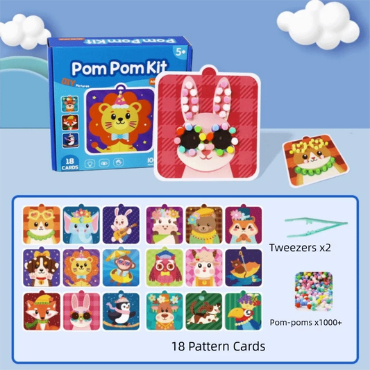 Handmade Material Children's Sticker Book Educational Early Learning