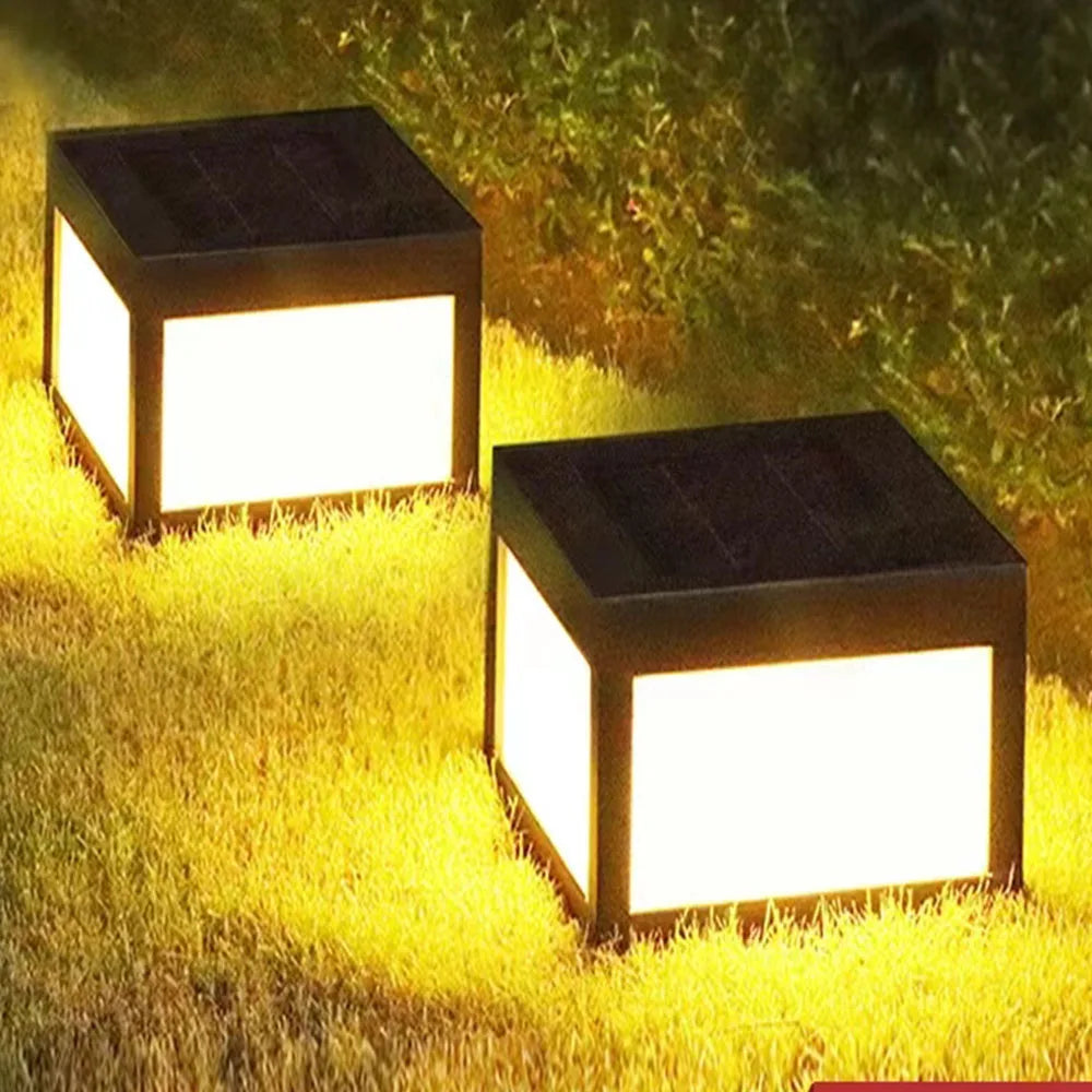 Solar Outdoor Light Waterproof Pillar Light Solar Energy Powered
