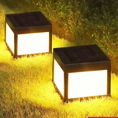 Solar Outdoor Light Waterproof Pillar Light Solar Energy Powered