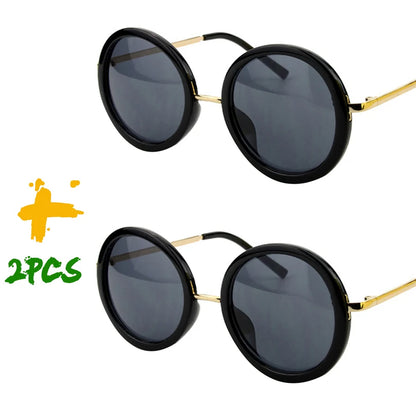 Sunglasses Women Men Round New Luxury Brand Design