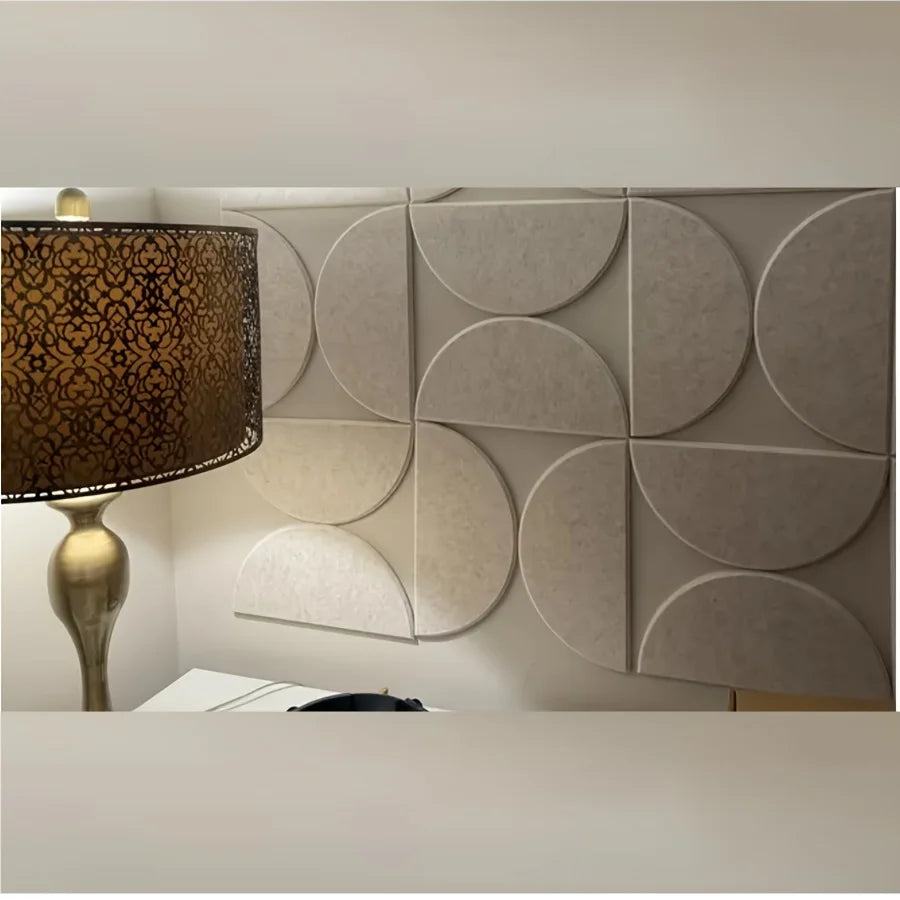 12 Pcs Felt Bulletin Board Living Room Sofa Wall Self-Adhesive