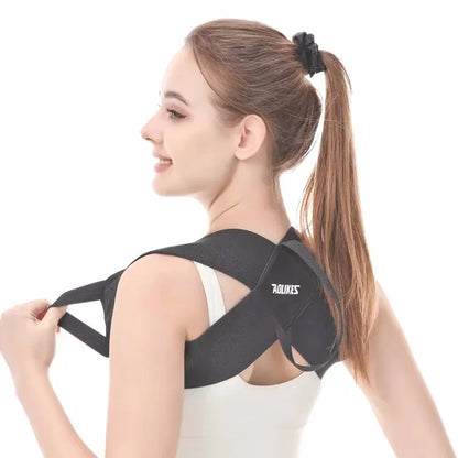 Black Durable Open Shoulder Beauty Back Traction Strap