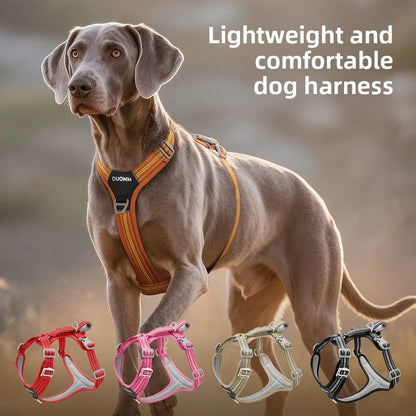 Car Safety Dog Harness with Dual Handle Quick Release