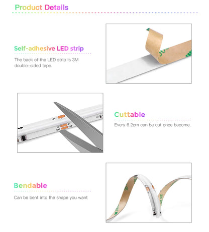 RGB LED Strip Light Addressable SPI Dream Flexible Ribbon Tape