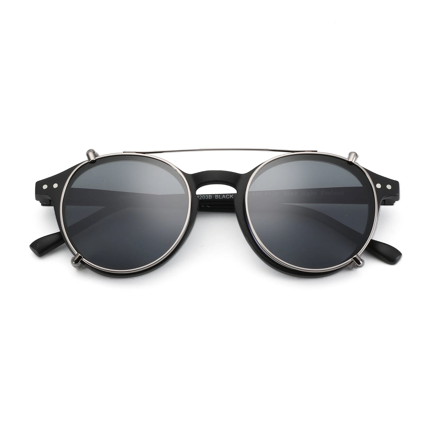 Steampunk Style Clip On Sunglasses for Men Women