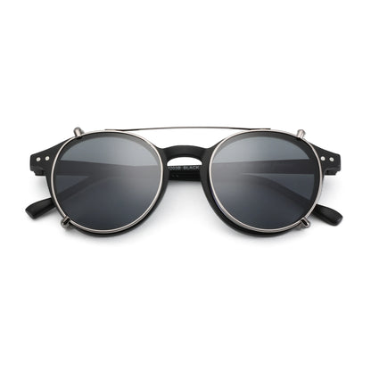 Steampunk Style Clip On Sunglasses for Men Women