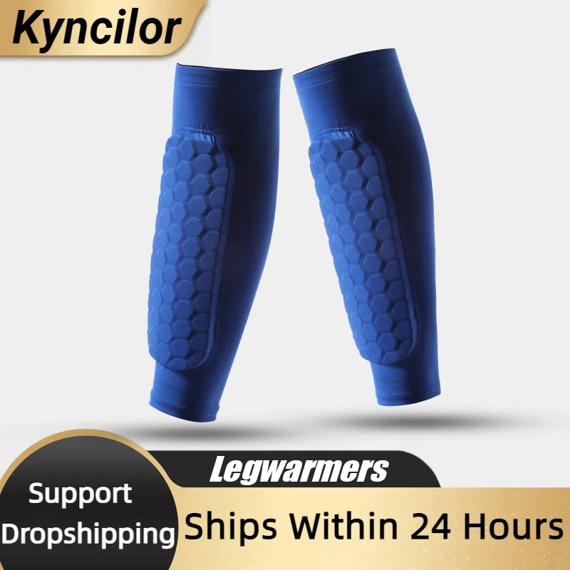 1 PC Leg Sleeves Shin Guards Shockproof Honeycomb