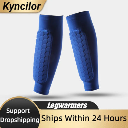 1 PC Leg Sleeves Shin Guards Shockproof Honeycomb