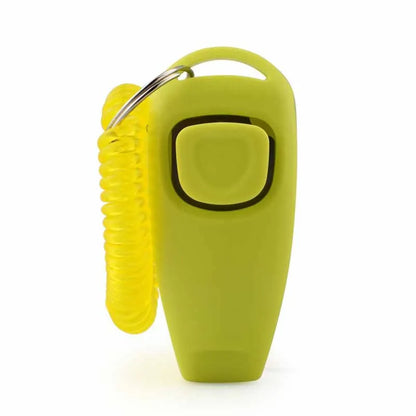 2 In 1 Pet Clicker Dog Training Whistle Answer Card
