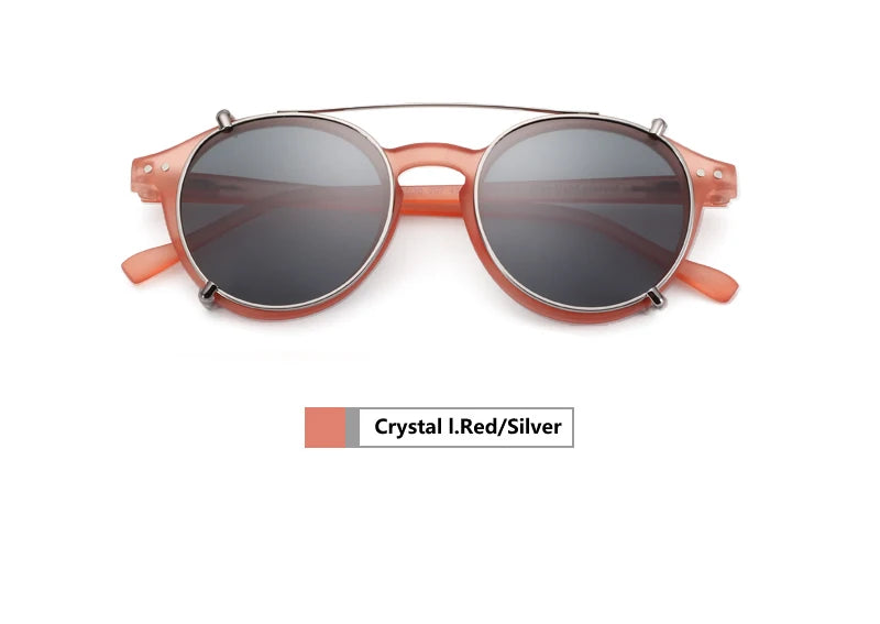 Steampunk Style Clip On Sunglasses for Men Women