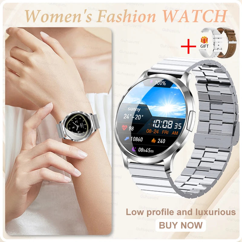 New Smart Watch For Women Gift 1.32 Inch Full Touch Screen