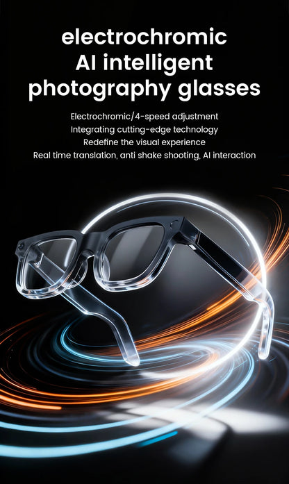 Smart Glasses HD Photo Video OpenAI Record Translation