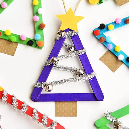 Colored Ice Cream Popsicle Stick Wooden Popsicle Sticks