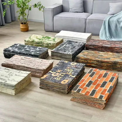 3D Self-Adhesive Wallpaper 70cm*1/5/10m Continuous Waterproof