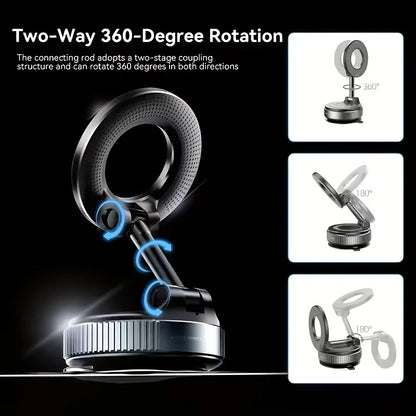 Strong Magnetic Car Phone Holder Foldable Design 360° Adjustable