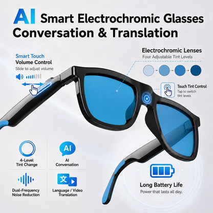 New Smart Audio Glasses Wireless Open Ear Sunglasses