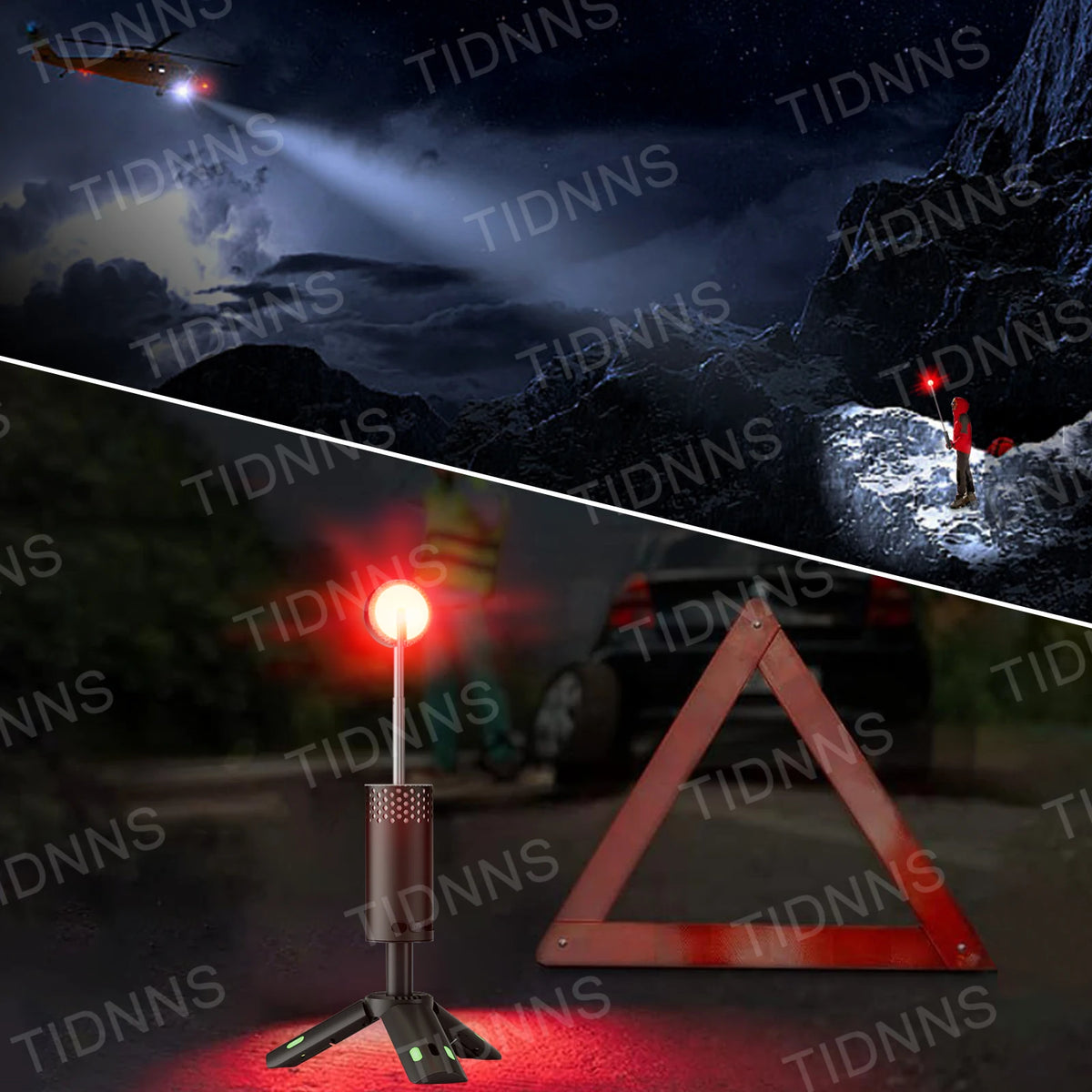 Telescopic Camping Light Rechargeable Fishing Lantern Dimming Night