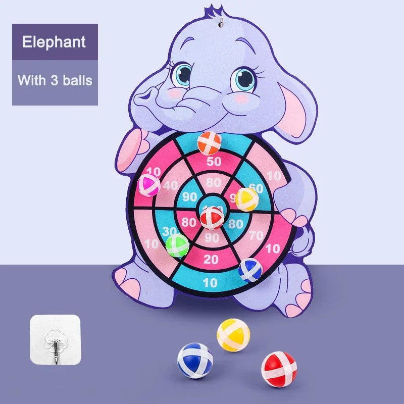 Educational Games Dart Board Baby Toy Stickey Ball Dart