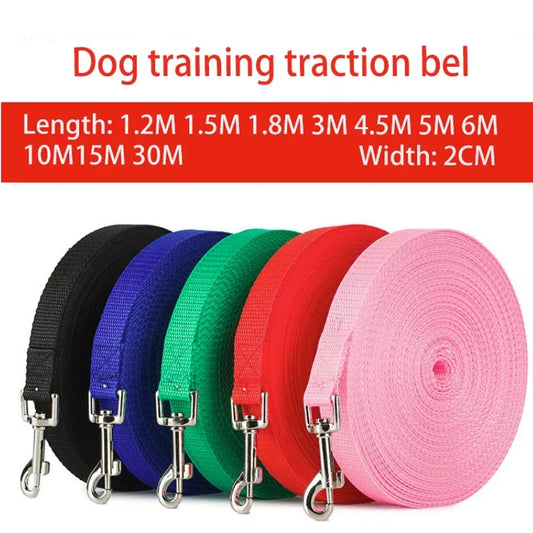 Long Nylon Dog Training Leashes Walking Pet Leash