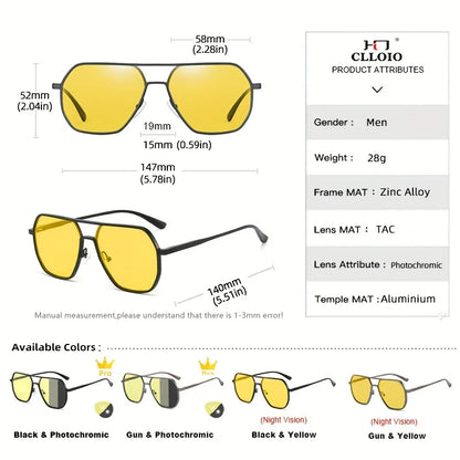 CLLOIO Anti-glare Day Night Vision Glasses Polarized