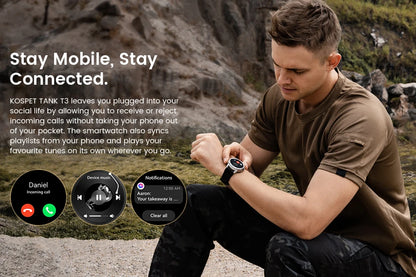 Original KOSPET TANK T3 Smart Watch For Men Military