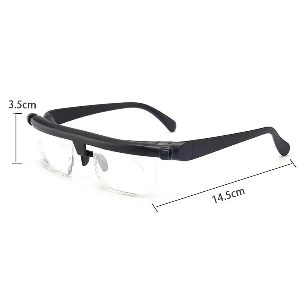 Focus Adjustable Glasses Dial Vision Myopia Presbyopia