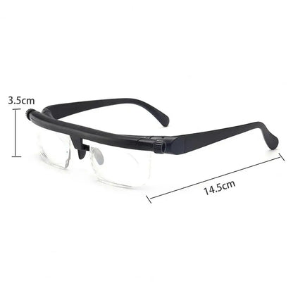 Focus Adjustable Glasses Dial Vision Myopia Presbyopia