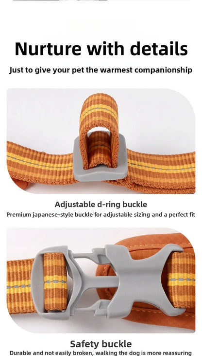 Car Safety Dog Harness with Dual Handle Quick Release