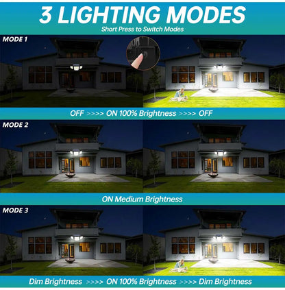 Solar Motion Sensor Outdoor Lights LED Outdoor Solar Garden