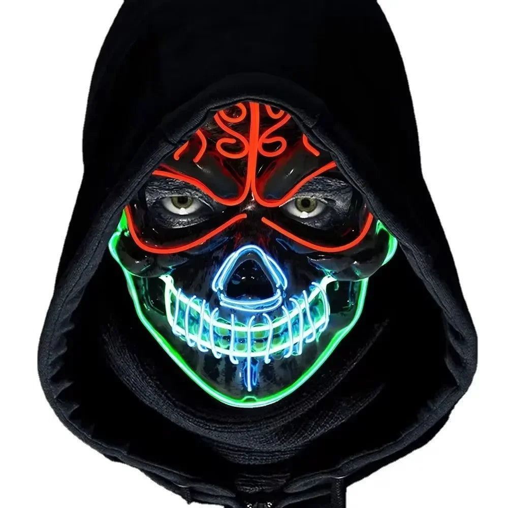 Halloween Horror Skull Head Mask Cosplay Scary Skeleton