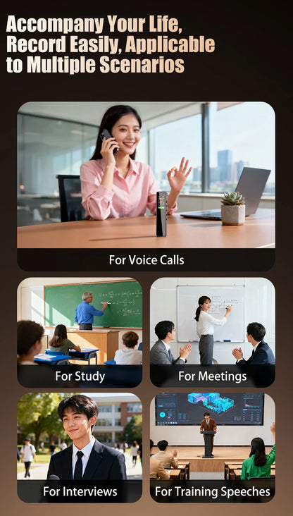 Famue AI Voice Recorder Real-Time Transcription Translation