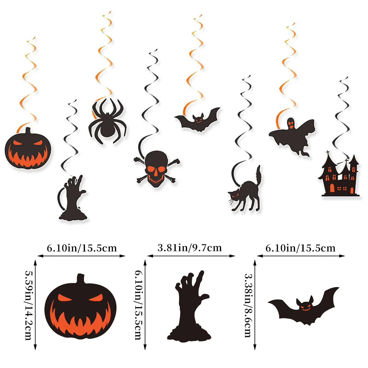 Halloween Balloon Decoration Halloween Black Spider Balloon Giant Skull Skeleton Balloon